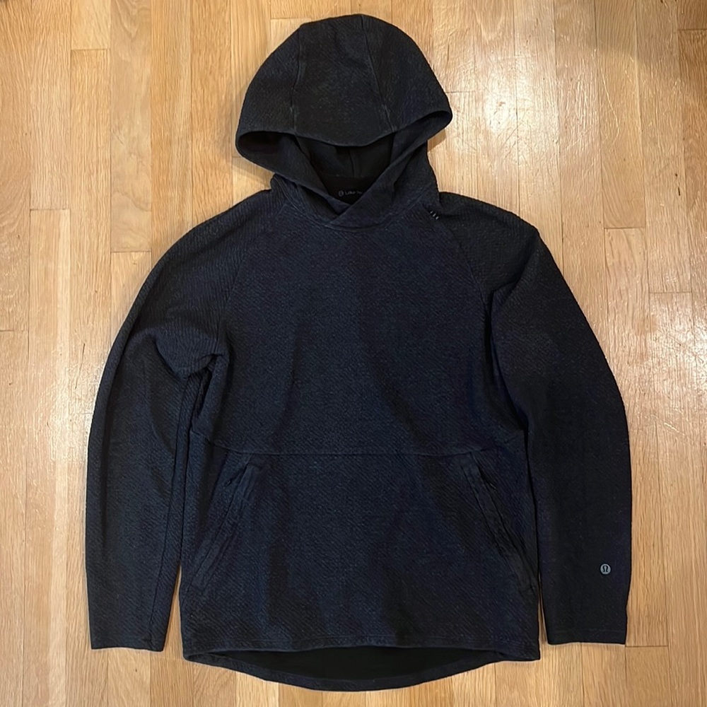 Lululemon At Ease charcoal hoodie - size medium (M)